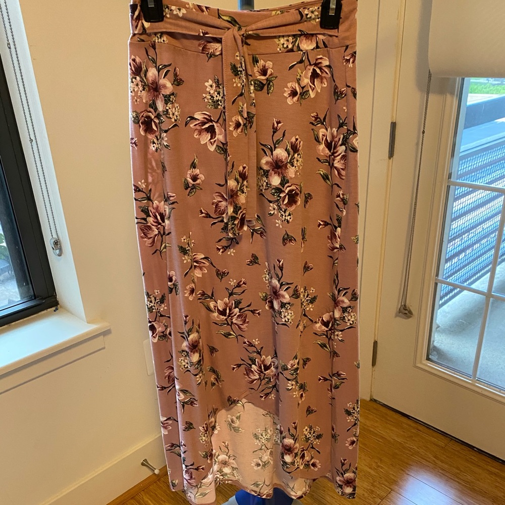 High-Low Maxi Skirt
